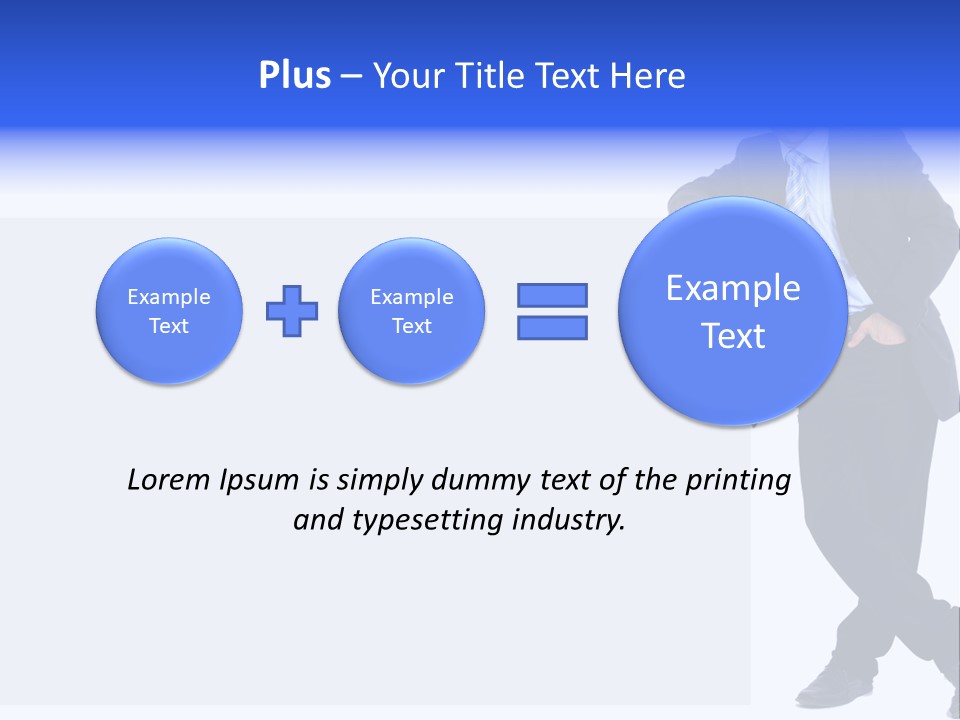 Person Looking Happy PowerPoint Template