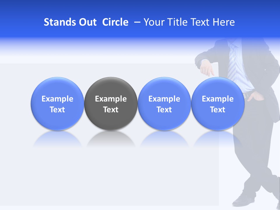 Person Looking Happy PowerPoint Template