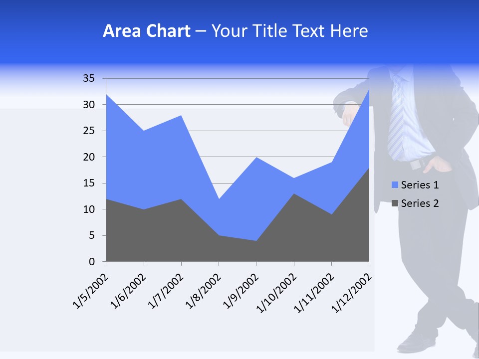 Person Looking Happy PowerPoint Template