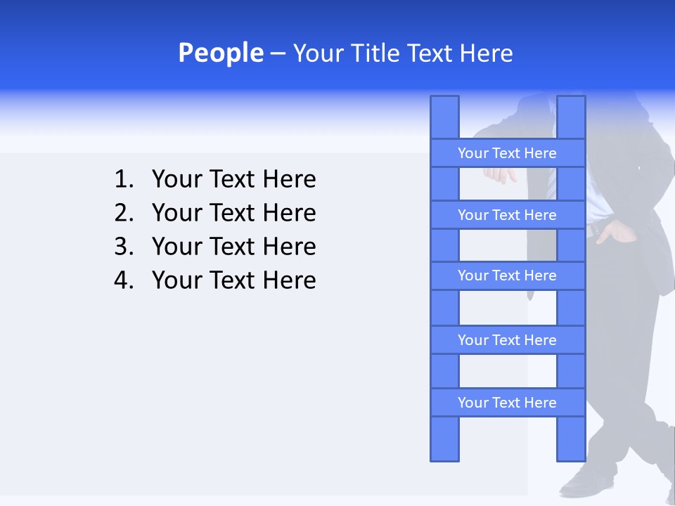 Person Looking Happy PowerPoint Template