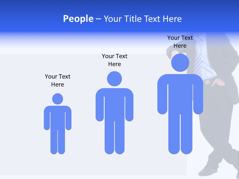 Person Looking Happy PowerPoint Template