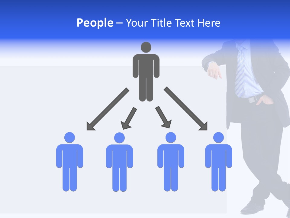 Person Looking Happy PowerPoint Template