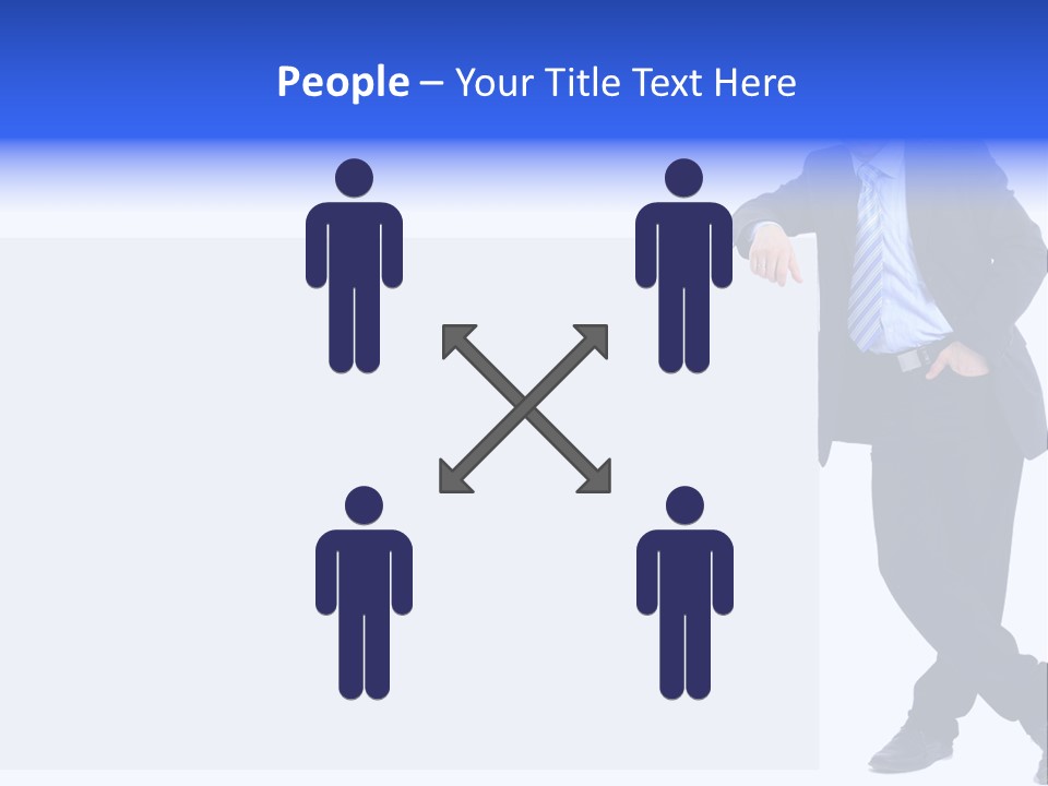 Person Looking Happy PowerPoint Template