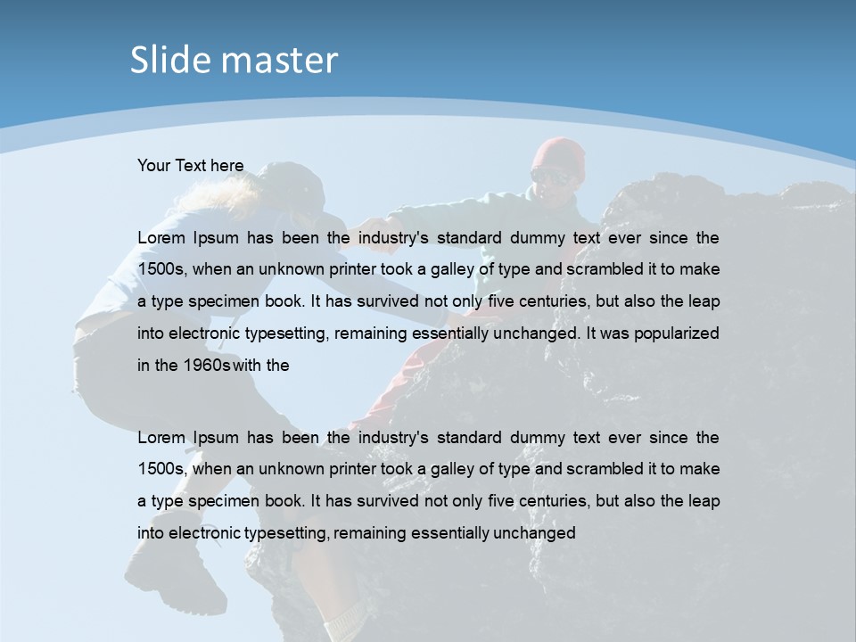 Adult Help Risk PowerPoint Template