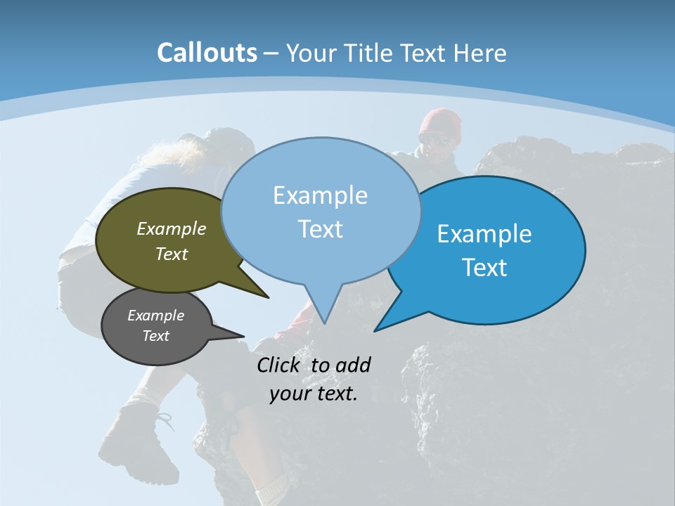 Adult Help Risk PowerPoint Template