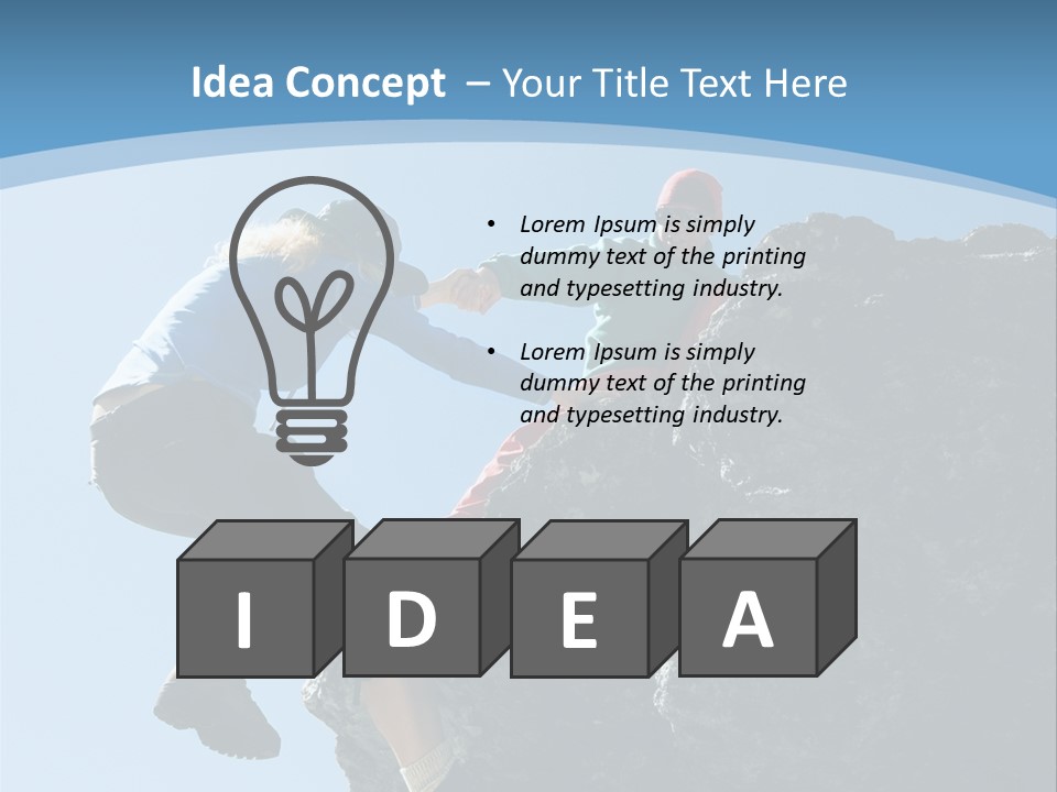 Adult Help Risk PowerPoint Template