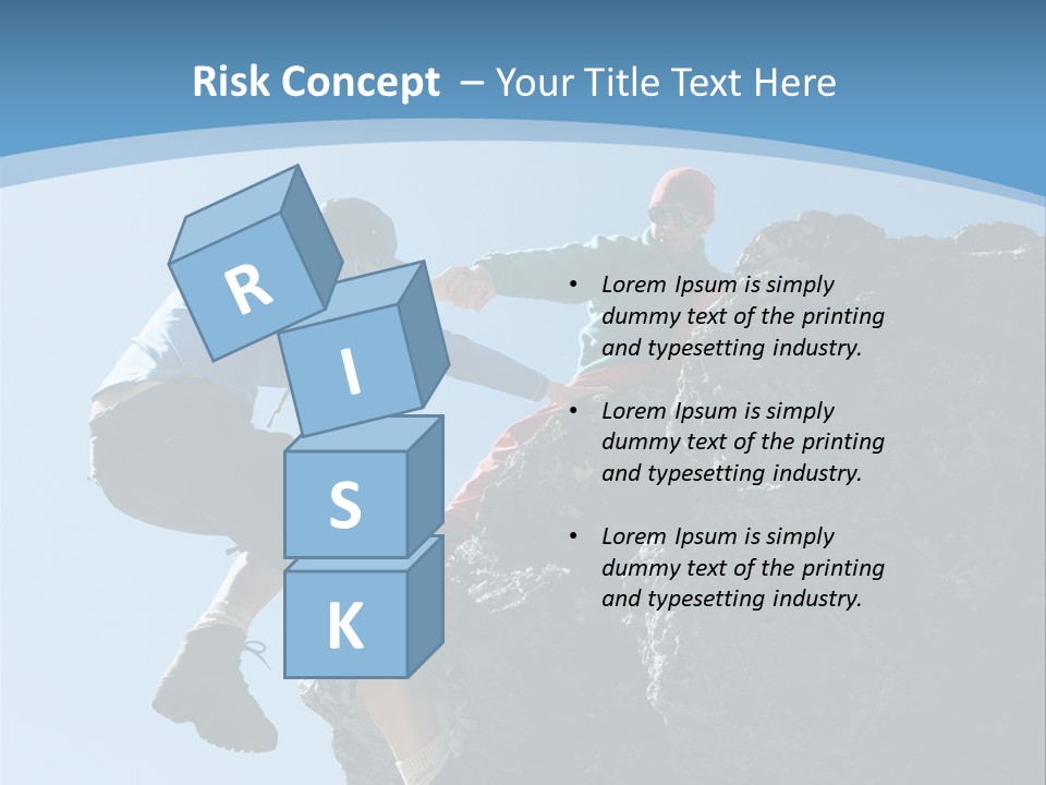 Adult Help Risk PowerPoint Template