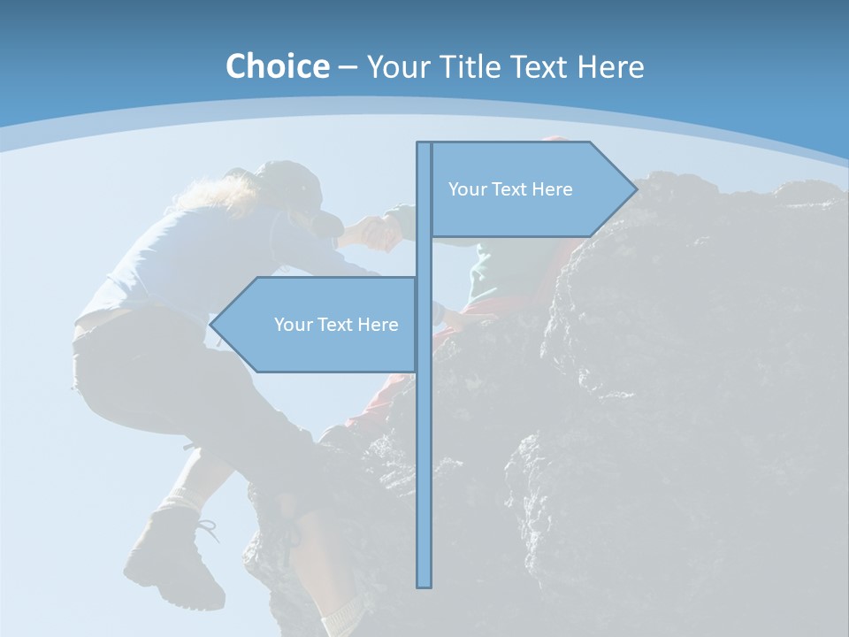 Adult Help Risk PowerPoint Template