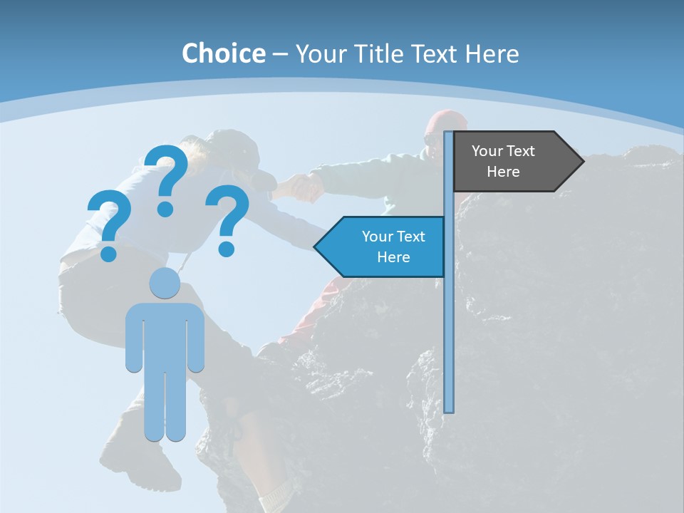 Adult Help Risk PowerPoint Template