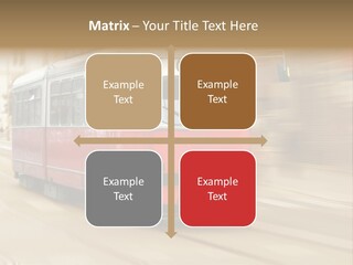 Vintage Train Cityscape PowerPoint Template