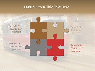Vintage Train Cityscape PowerPoint Template