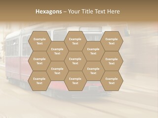 Vintage Train Cityscape PowerPoint Template