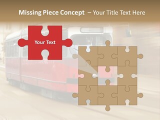 Vintage Train Cityscape PowerPoint Template