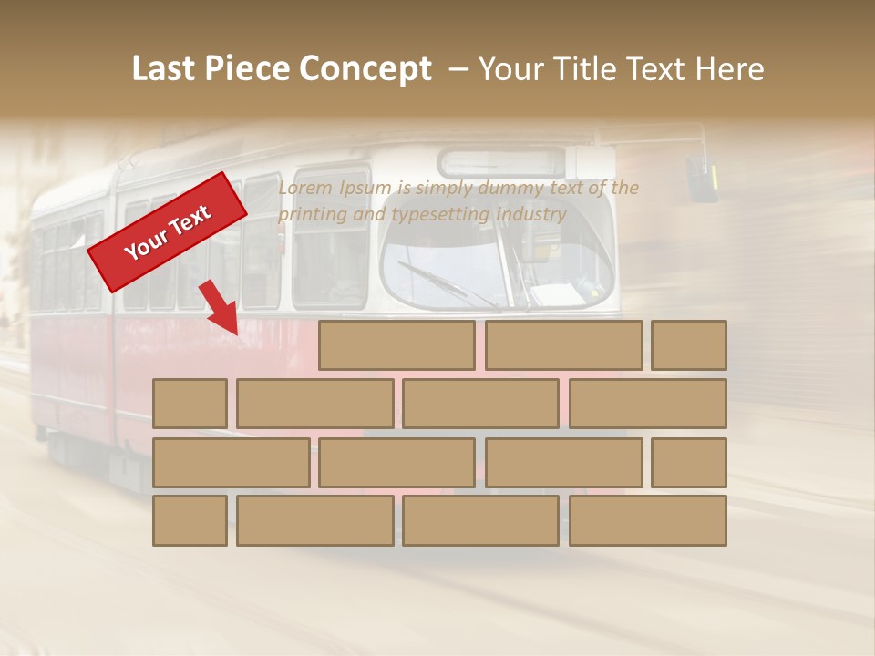 Vintage Train Cityscape PowerPoint Template