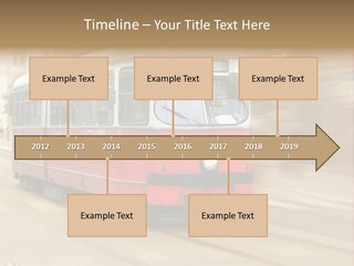 Vintage Train Cityscape PowerPoint Template