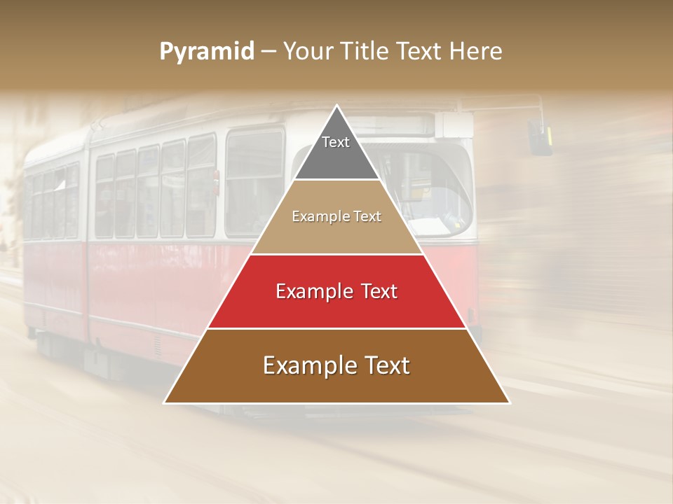 Vintage Train Cityscape PowerPoint Template