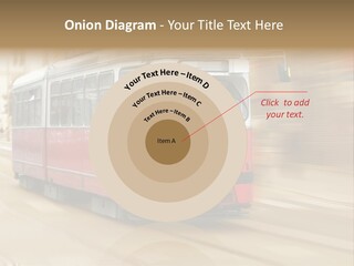 Vintage Train Cityscape PowerPoint Template