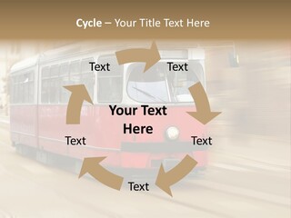 Vintage Train Cityscape PowerPoint Template