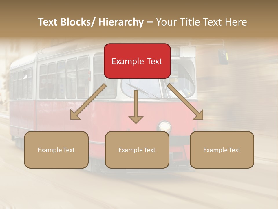 Vintage Train Cityscape PowerPoint Template