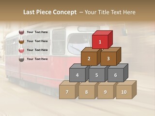 Vintage Train Cityscape PowerPoint Template