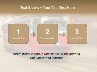 Vintage Train Cityscape PowerPoint Template