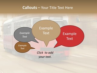 Vintage Train Cityscape PowerPoint Template