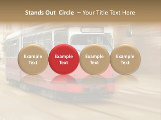 Vintage Train Cityscape PowerPoint Template