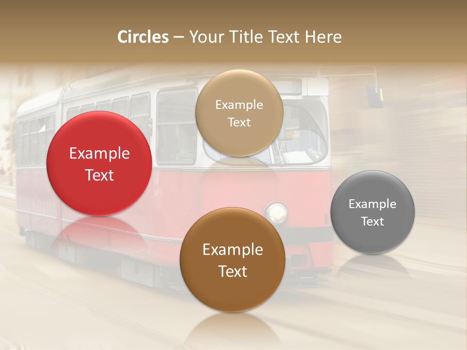 Vintage Train Cityscape PowerPoint Template
