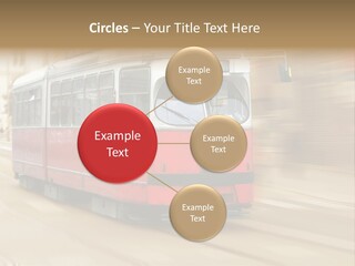Vintage Train Cityscape PowerPoint Template