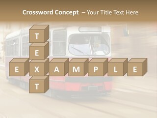 Vintage Train Cityscape PowerPoint Template