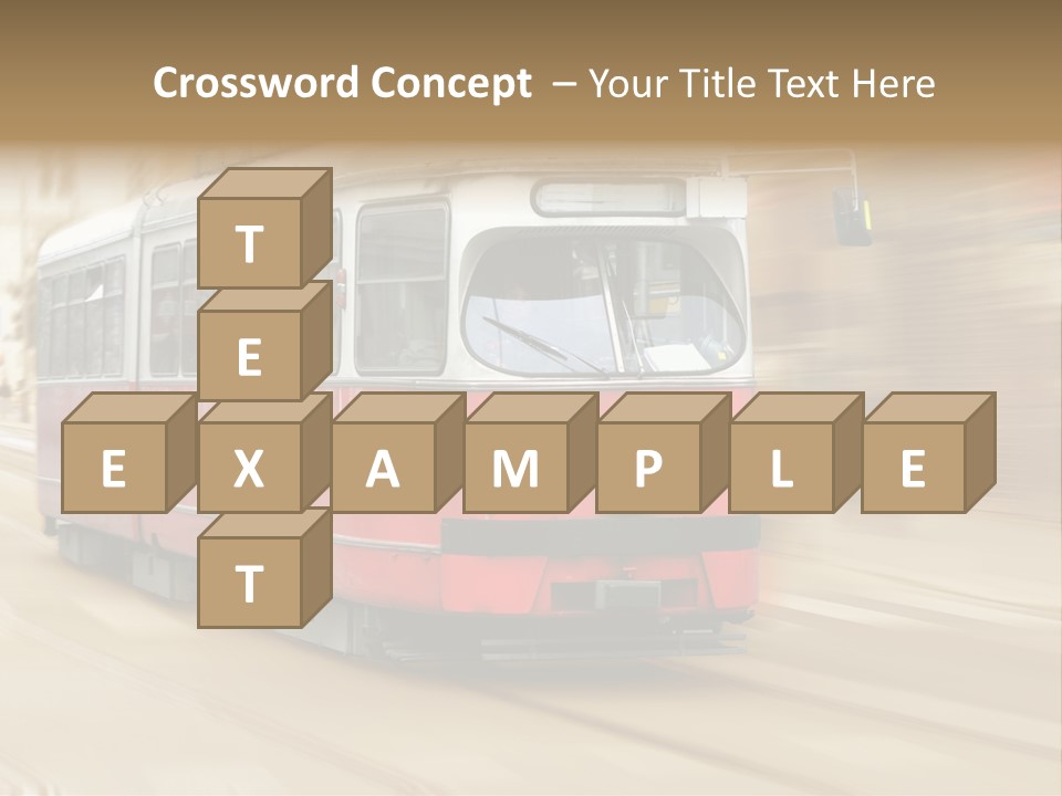 Vintage Train Cityscape PowerPoint Template