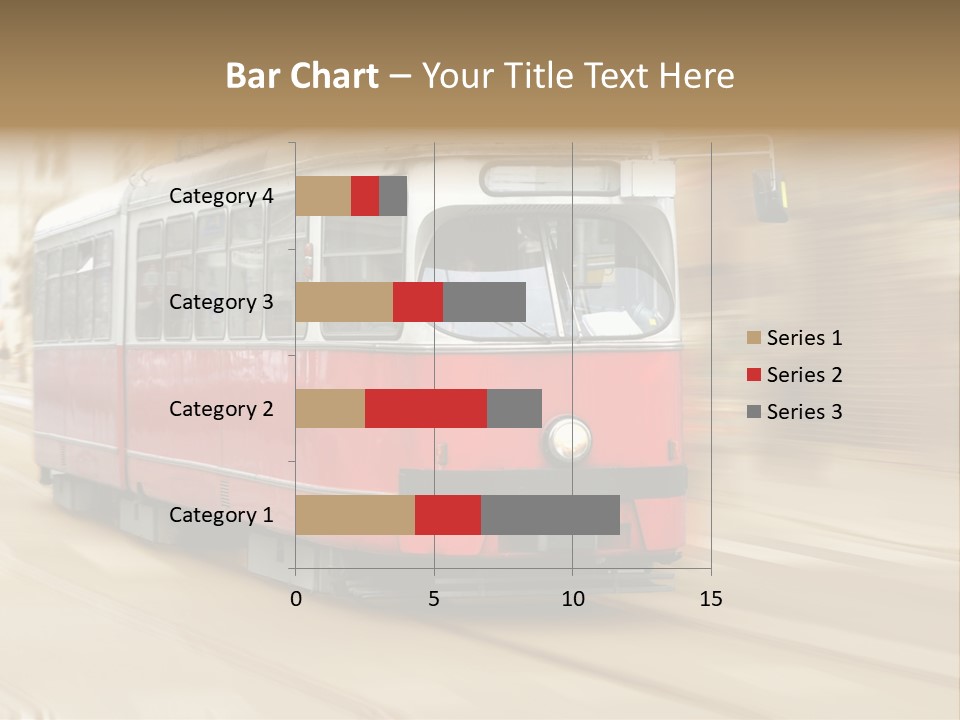 Vintage Train Cityscape PowerPoint Template