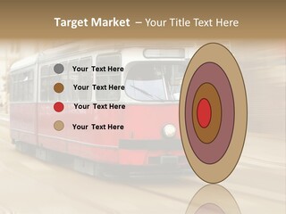 Vintage Train Cityscape PowerPoint Template