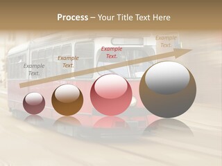 Vintage Train Cityscape PowerPoint Template