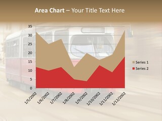 Vintage Train Cityscape PowerPoint Template