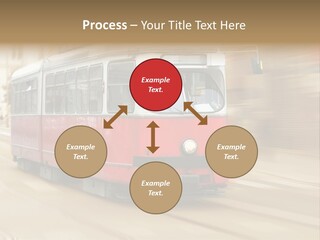 Vintage Train Cityscape PowerPoint Template