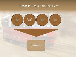 Vintage Train Cityscape PowerPoint Template
