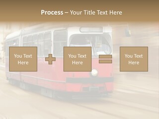 Vintage Train Cityscape PowerPoint Template