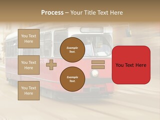 Vintage Train Cityscape PowerPoint Template