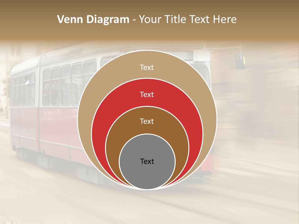 Vintage Train Cityscape PowerPoint Template