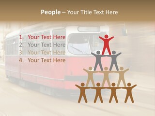 Vintage Train Cityscape PowerPoint Template