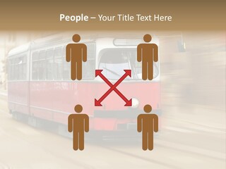 Vintage Train Cityscape PowerPoint Template