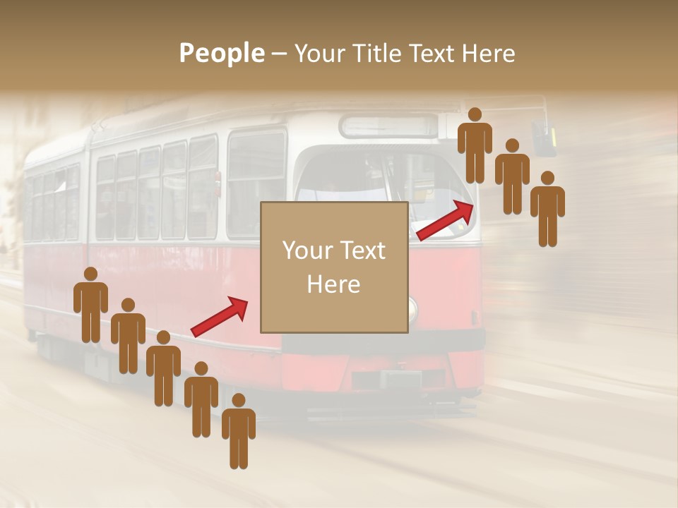 Vintage Train Cityscape PowerPoint Template