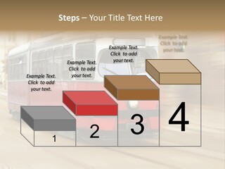 Vintage Train Cityscape PowerPoint Template