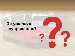 Vintage Train Cityscape PowerPoint Template