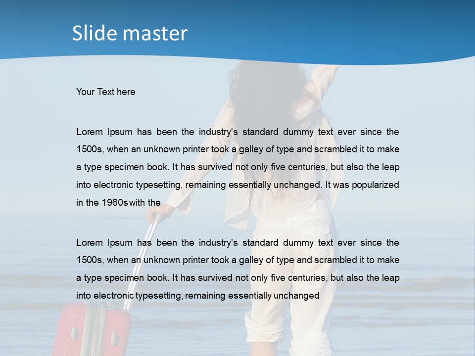 Spa Summer Sand PowerPoint Template