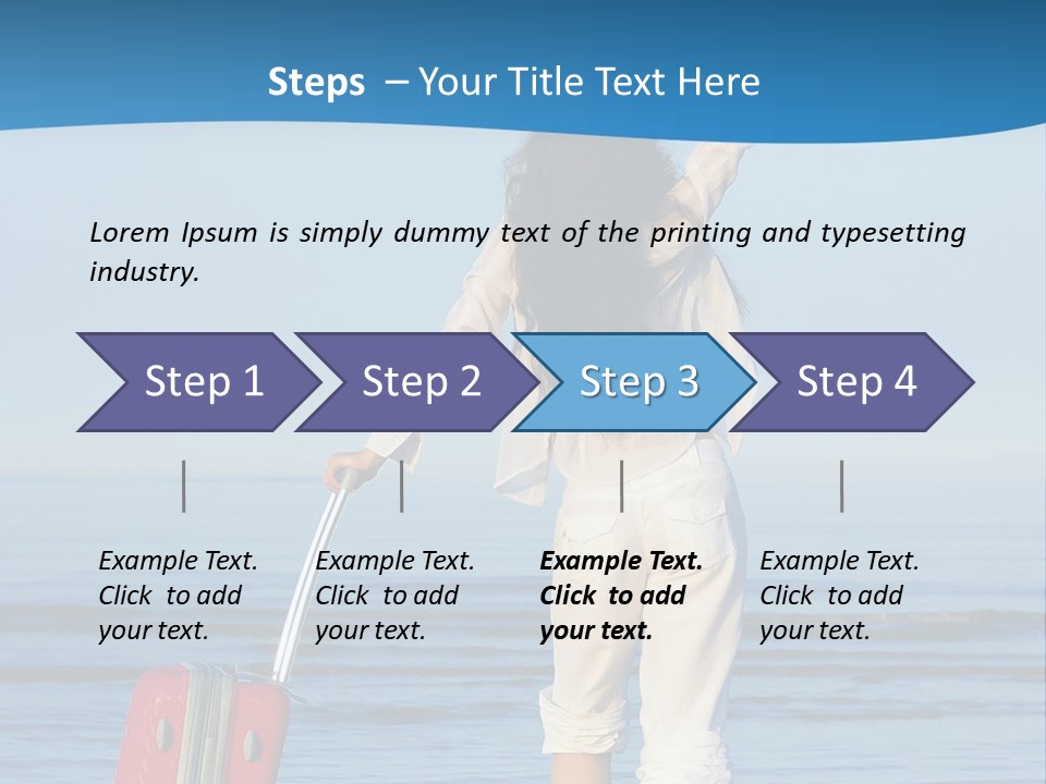 Spa Summer Sand PowerPoint Template