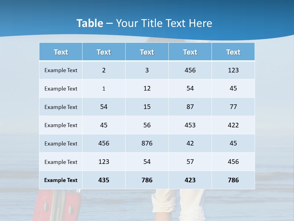 Spa Summer Sand PowerPoint Template