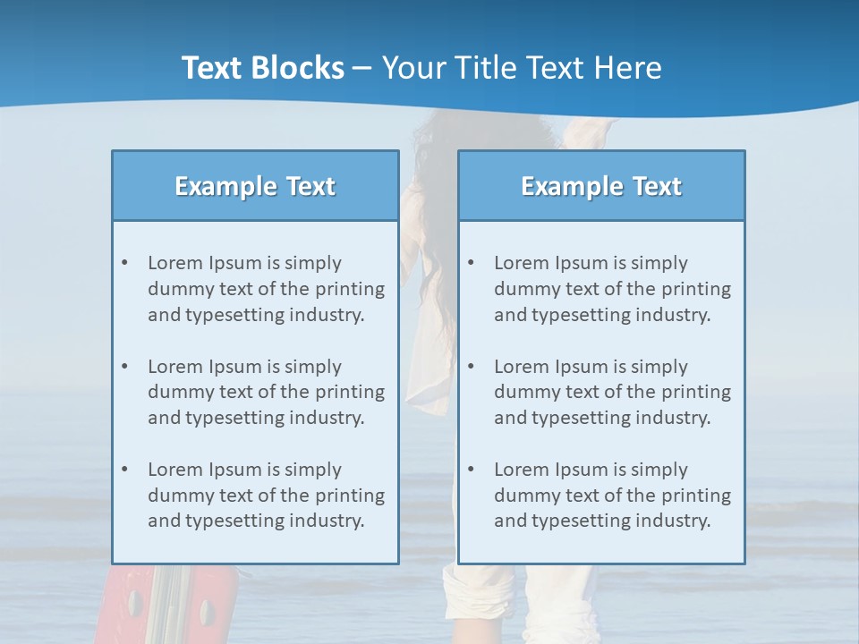 Spa Summer Sand PowerPoint Template