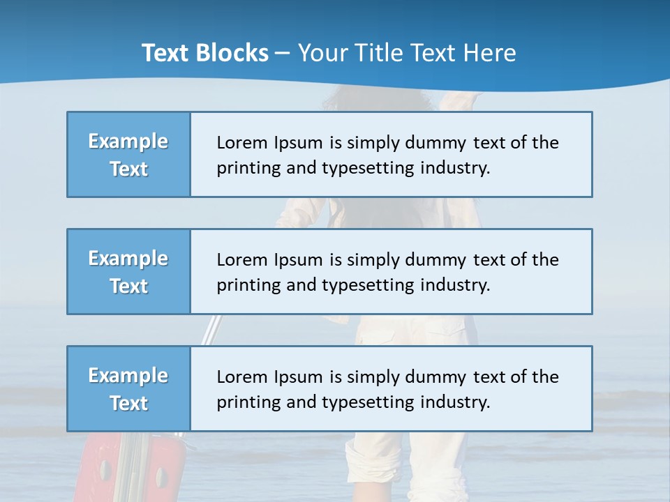 Spa Summer Sand PowerPoint Template